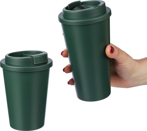 Mug nomade en PP de 475 ml Mackenzie - Grey