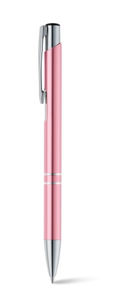 BETA. Stylo en aluminium avec clip - Rose Clair