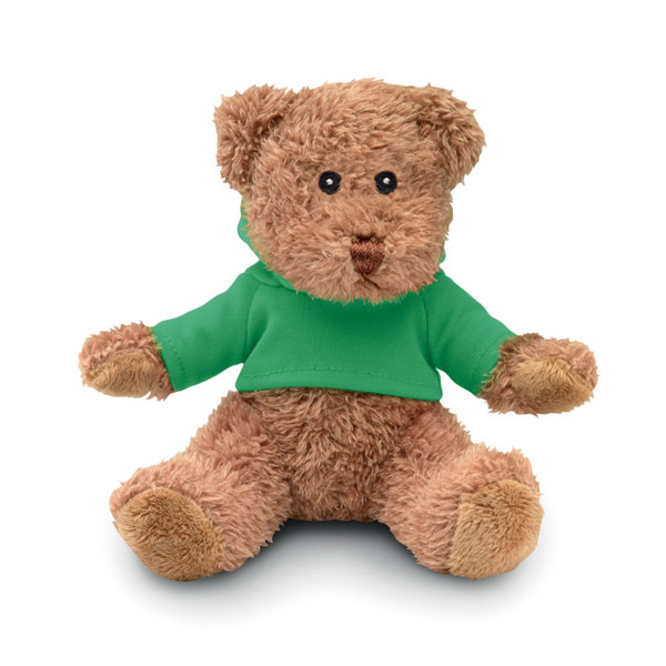Teddy bear plus with hoodie Johnny - Green