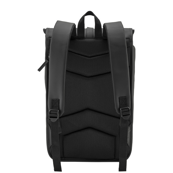 Ανακυκλωμένο αδιάβροχο μαλακό σακίδιο Pu (15") - Black