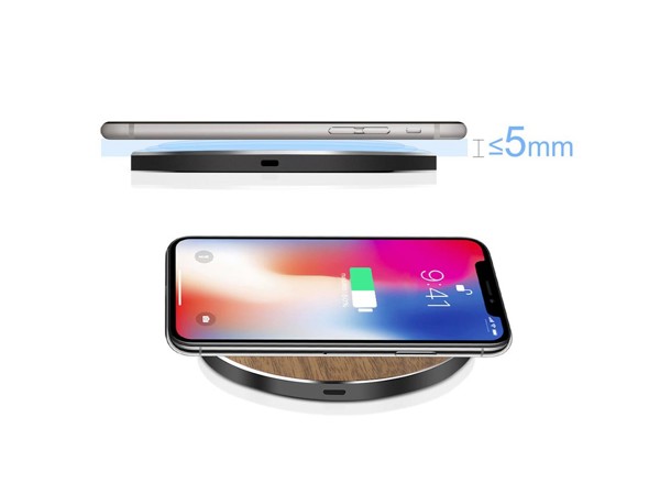 Wooden wireless fast charger