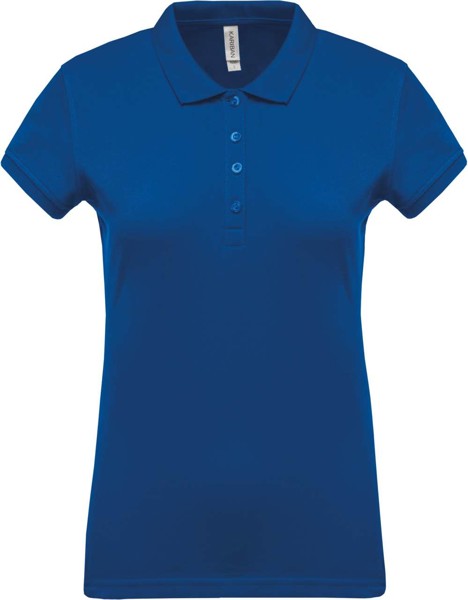 Ženska polo majica kratkih rukava od pikea - Light Royal Plava / 3XL