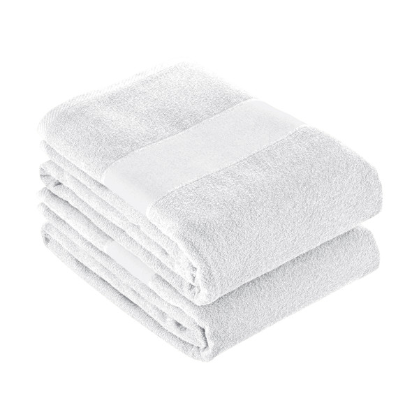 Frotteehandtuch Aus Baumwolle Mit 8 Cm Breitem Band (80X150cm)