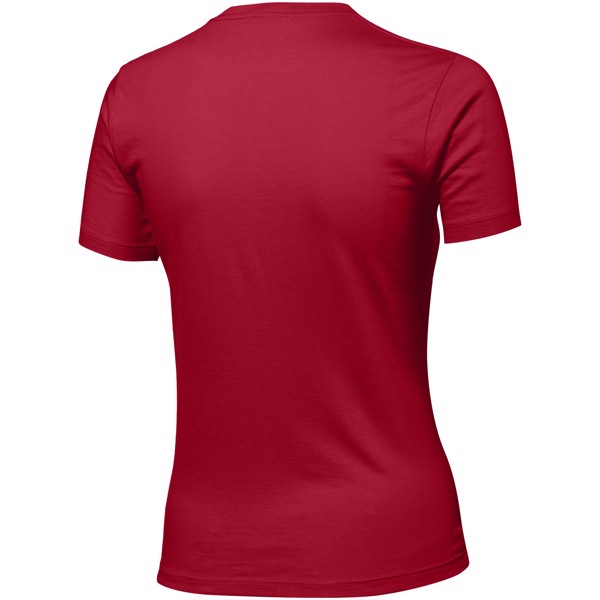 Damski T-shirt Ace z krótkim rękawem - Ciemnoczerwony / XL