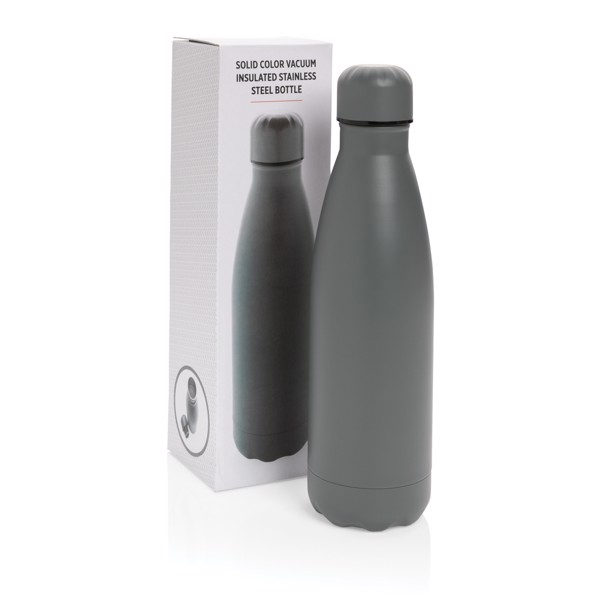 Bouteille isotherme en acier 500ml - Gris