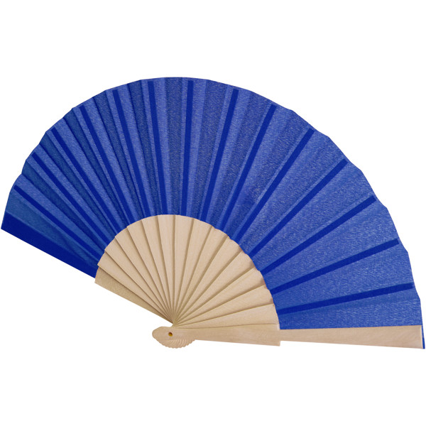 Éventail Manuela - Bleu royal