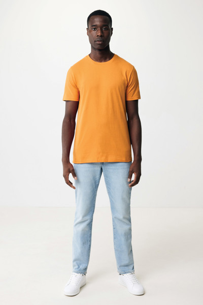 T-shirt en coton recyclé Iqoniq Bryce - Sundial Orange / L