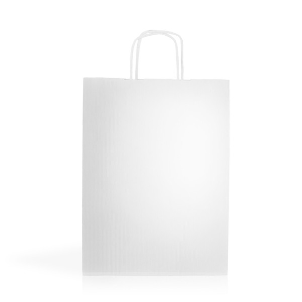 Saco Papel Kraft 90G/M2 24X32x11cm - Branco