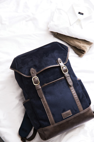 Vinga Hunton backpack, 17 inch laptop pocket - Blue