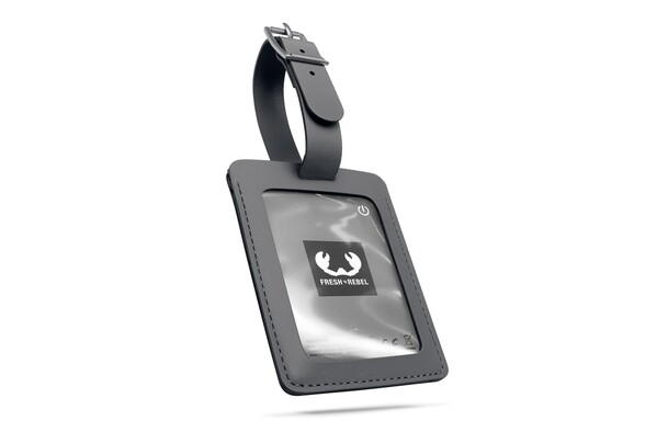 Fresh 'n Rebel Card Finder with Luggage Tag for Apple and Google - Dark Grey