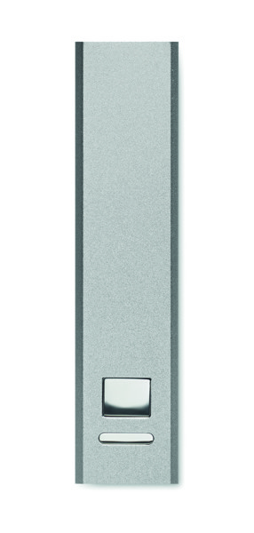 Power bank 2600 mAh Poweraluc - Matt Silver