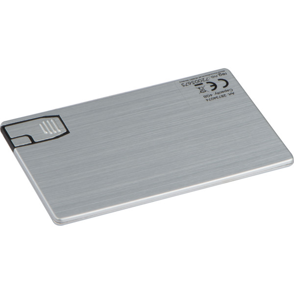 USB, 4GB, de pe stoc - Silvergrey