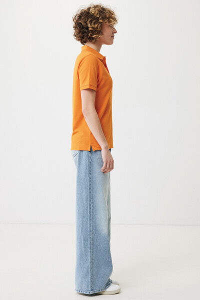Iqoniq Yosemite recycled cotton pique polo - Orange / L