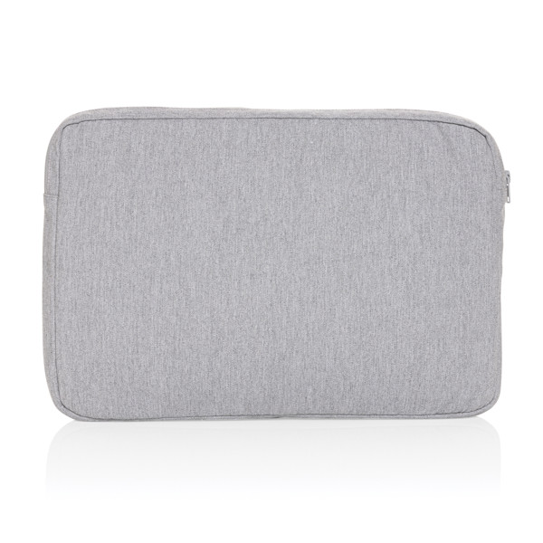 Laluka laptop sleeve recycled cotton, 15.6 inch - Grey