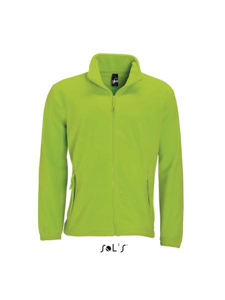 Sol's North Men - Μπουφάν με φερμουάρ Fleece με φερμουάρ - Lime / 5XL
