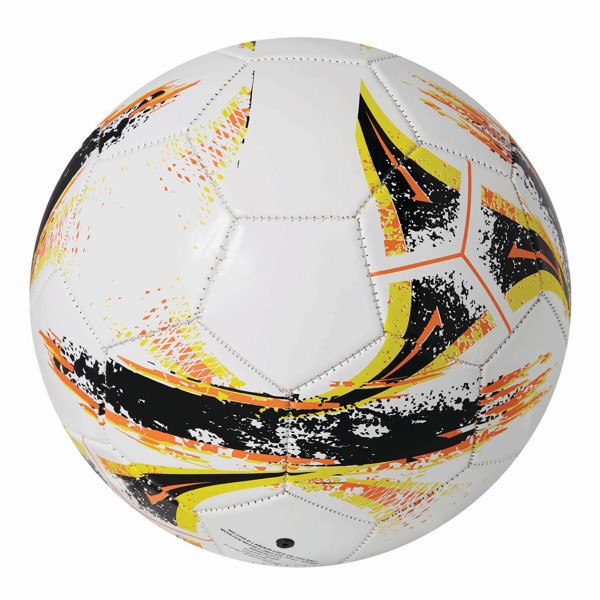 Football size 5, pvc glossy, 260-280g - Black / White