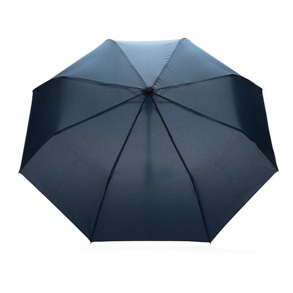 Mini parapluie automatique 21" en rPET 190T Impact AWARE™ - Bleu Marine