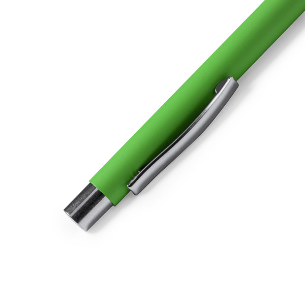 Ball Pen Dover - White / BLUE INK
