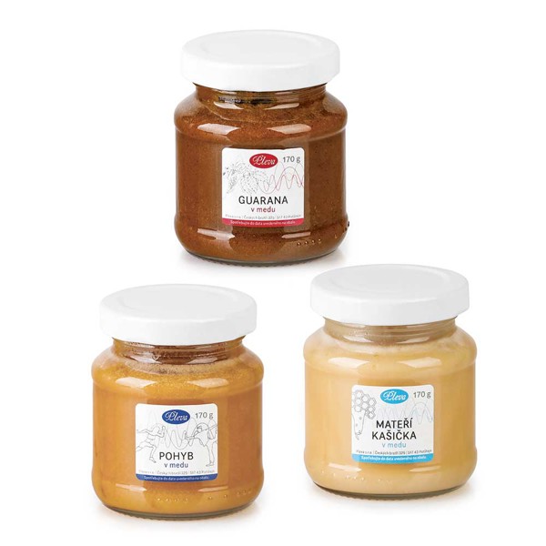 Dárková sada medů 3x170 g HONEY SET I