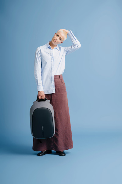 Xd Design Bobby Hero XL backpack, USB, 17'' laptop - Grey / Grey