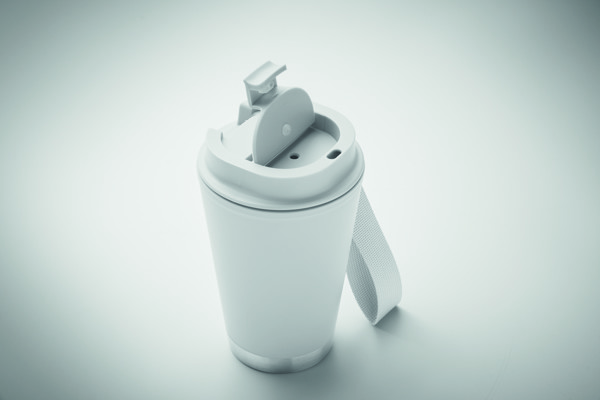 Copo de parede dupla 300ml Topiz - Branco