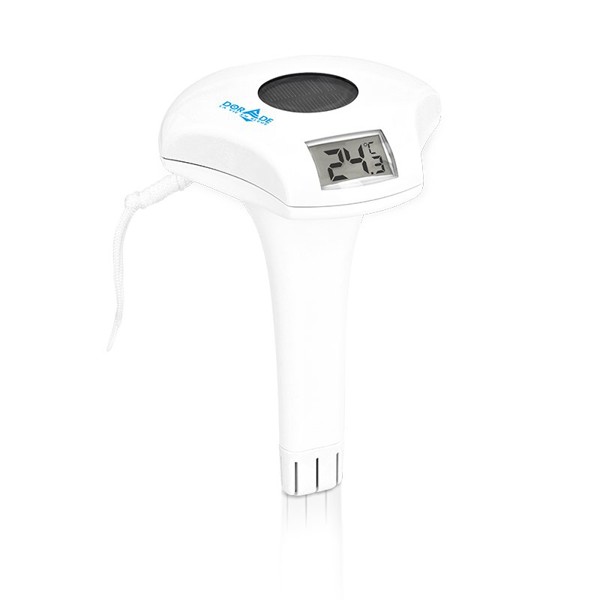THERMOMETRE DE PISCINE A RECHARGE SOLAIRE