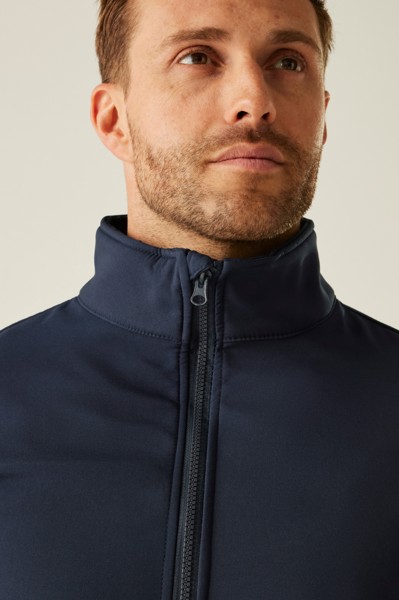 Ablaze Men's Printable Softshell - White / Light Steel / 4XL
