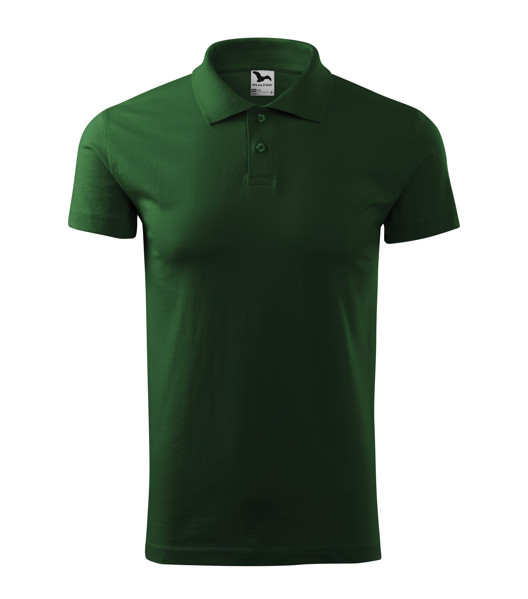 Polokošile Pánská Malfini® Single J. - Lahvově Zelená / 2XL