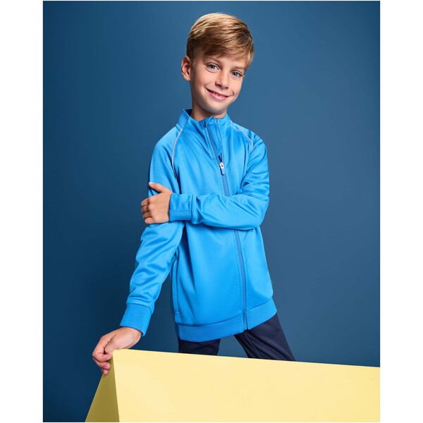 Valier full zip kids sweatshirt - Pink Fluor / 8