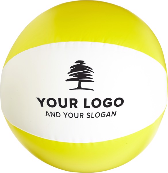 Ballon de plage gonflable en PVC Lola - White