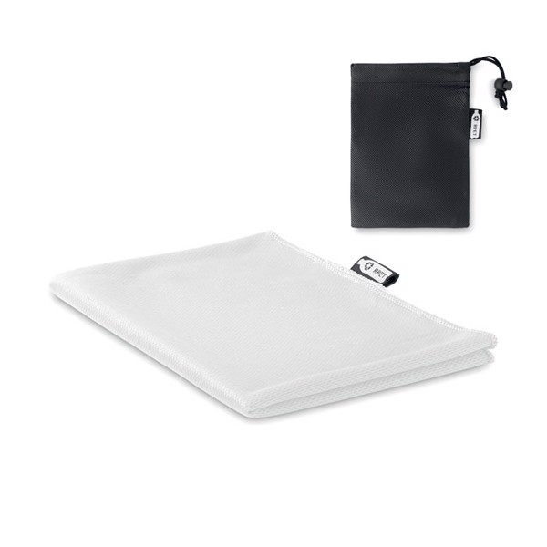 RPET sports towel and pouch Tuko Rpet - White
