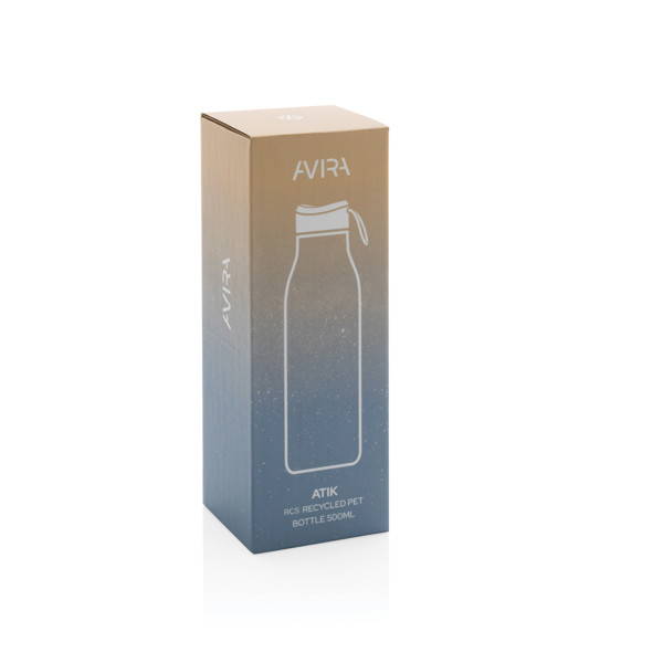 Avira Atik RCS Recycled PET bottle 500ML - Black