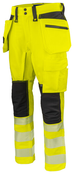 6527 Waistpant Stretch Yellow/black C152