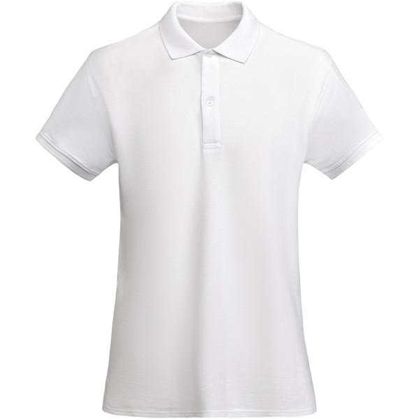 Polo Prince à manches courtes pour femme - Blanc / S