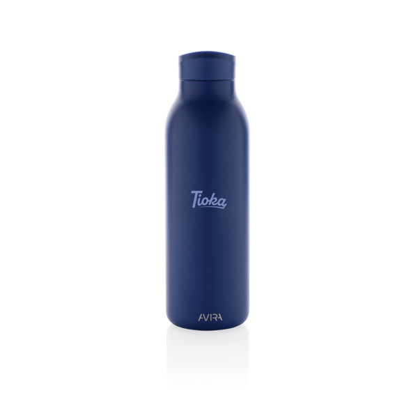 Avira Avior vacuum bottle 500 ml, recycled steel - Royal Blue