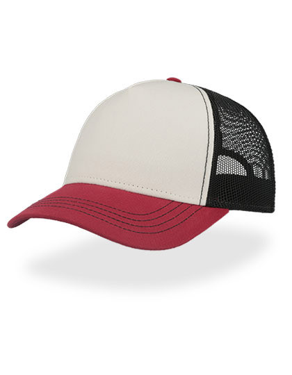 Rapper Canvas Cap Recycled - White / Burgundy / Black / One Size