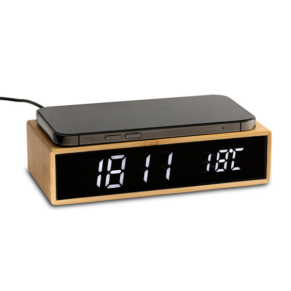 Conti wireless charger with clock