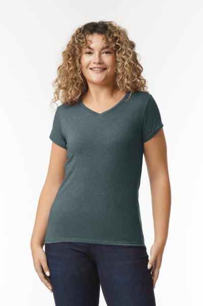 Softstyle™ Ladies' V-Neck T-Shirt - White / XL