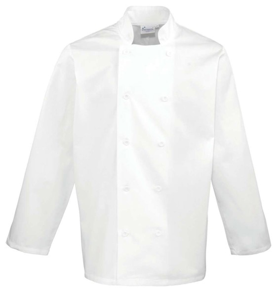 Long Sleeve Chef’S Jacket - White / 4XL