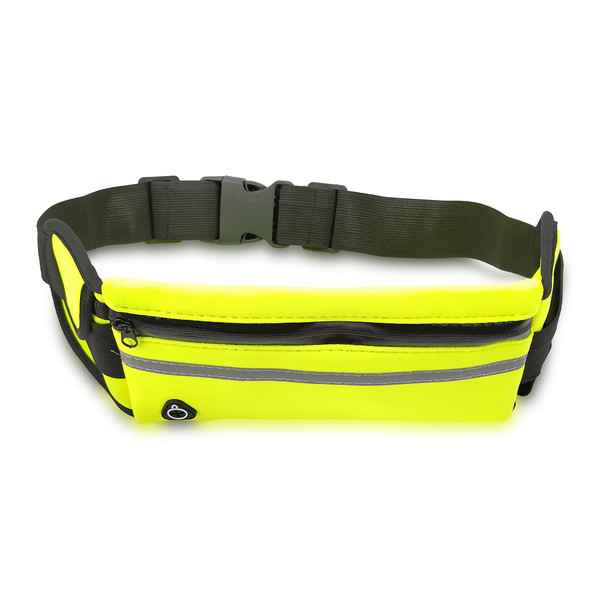 Allget sports waist bag with bottle holder - Yellow