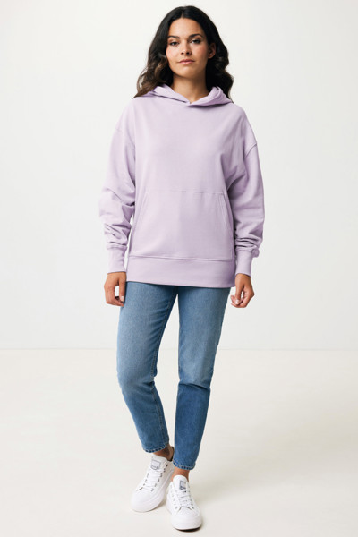 Sweat à capuche en coton recyclé Iqoniq Yoho - Lavender / XS