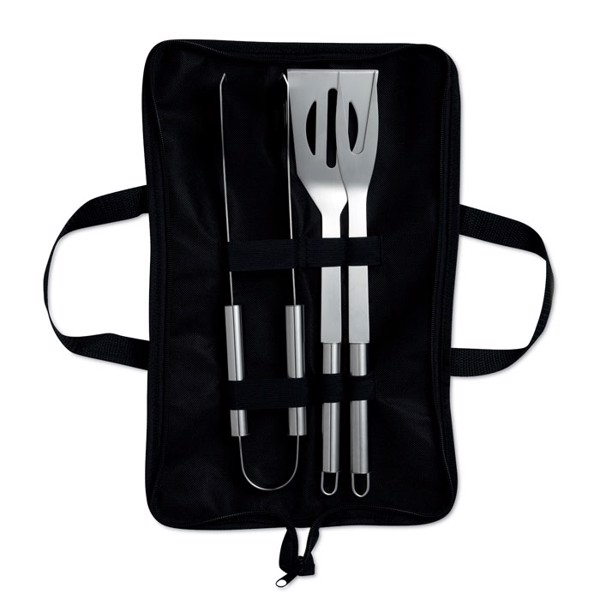 MB - 3 BBQ tools in pouch Shakes
