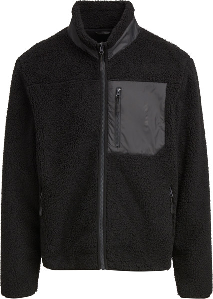 Unisex Fleece Jacket "Bonded Sherpa" Build your Brand | BY 406 - Black / L