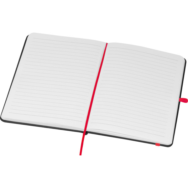 A5 notebook with coloured engraving SILKE - Red