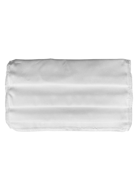 Mascherina pieghettata idrorepellente - White
