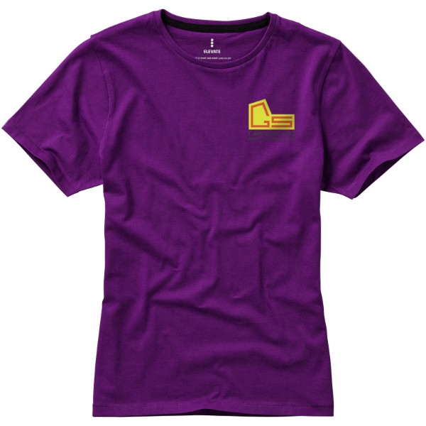 T-shirt de manga curta Nanaimo de mulher - Ameixa / XS