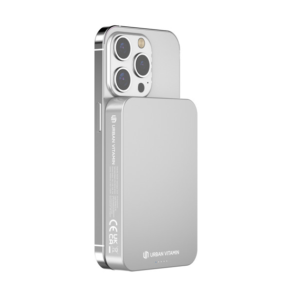 Urban Vitamin Compton  RCS plastic/alu 10.000 mah powerbank - Silver