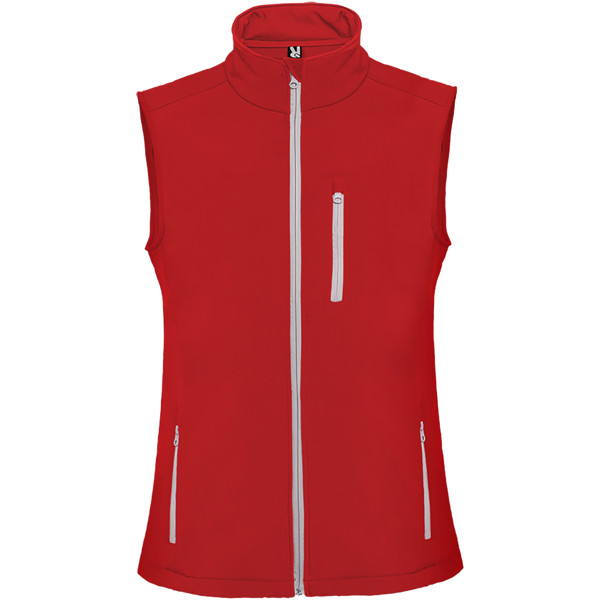 Gilet softshell unisexe Nevada - Rouge / L