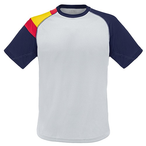T-SHIRT BANDEIRA EM OMBRO D&F -