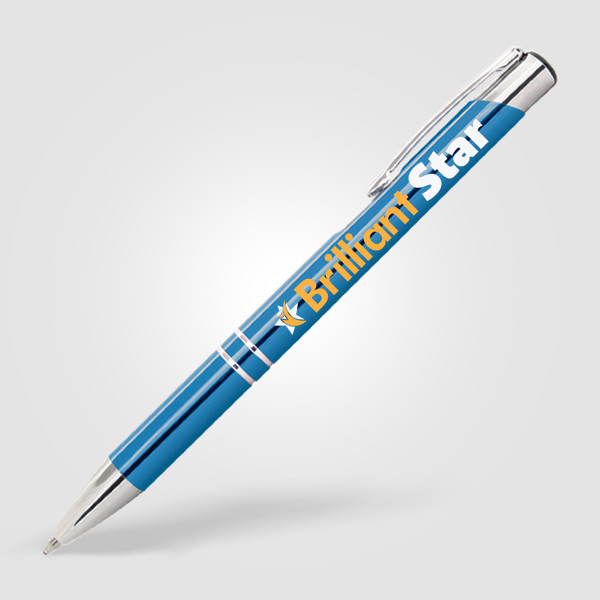 Stylo Crosby Brilliant - Bleu Océan / Jet d’encre 4 couleurs